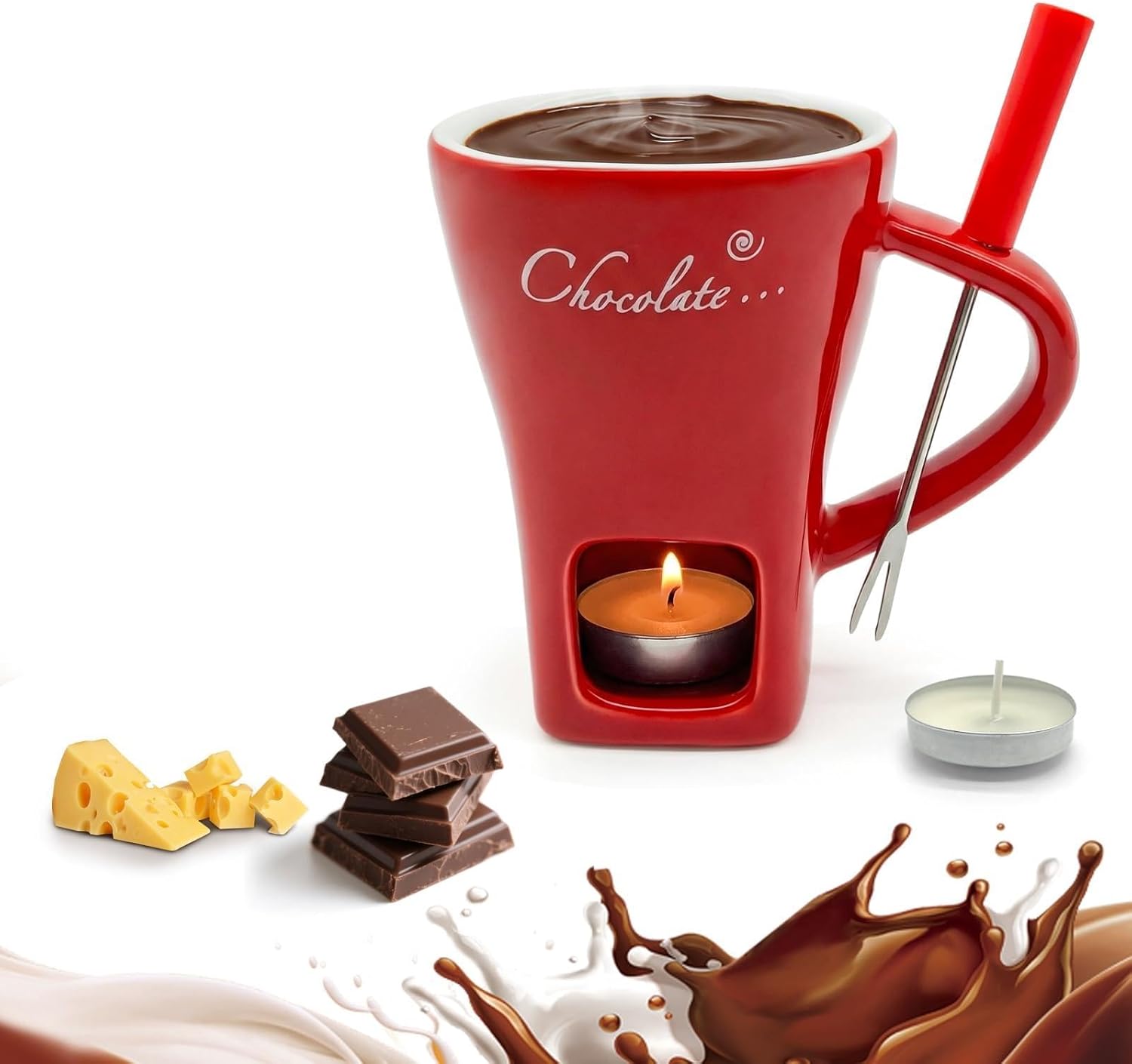 Fondue Pot Ceramic - Caneca de Cerâmica para Fondue de
