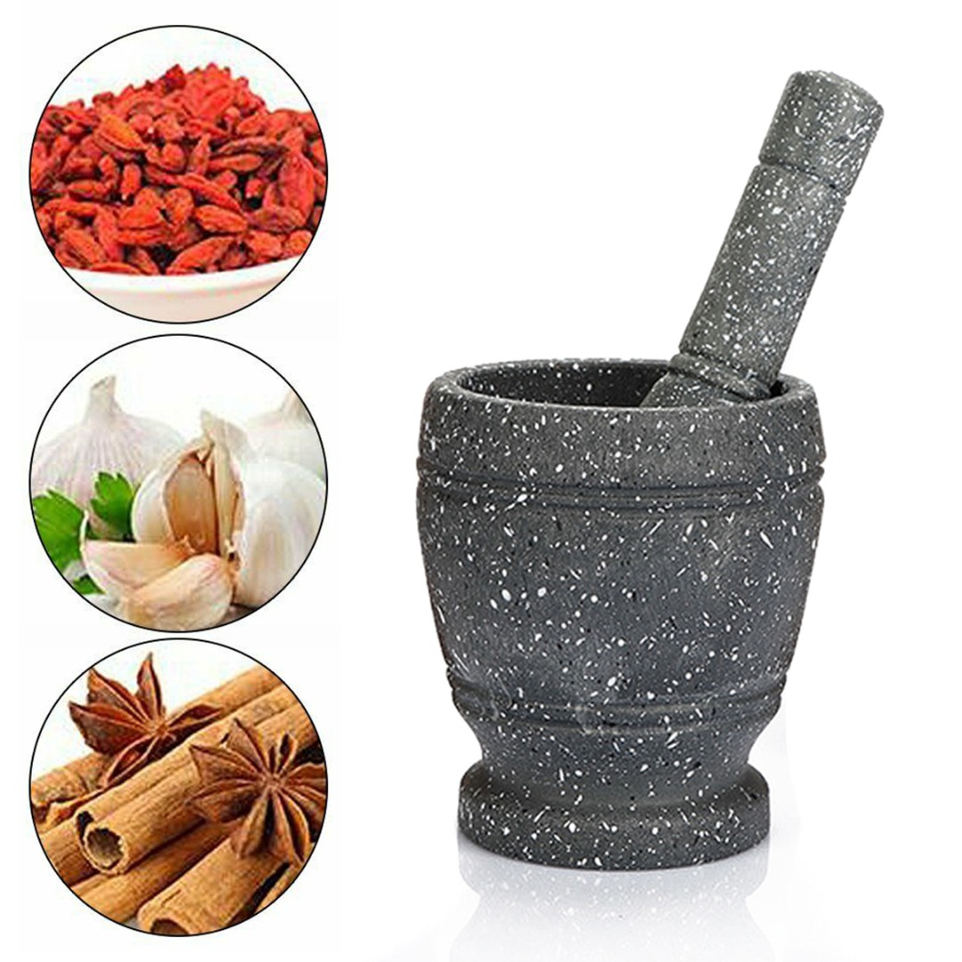 Mortar Pestle Granite - Novo conjunto de pilão de granito
