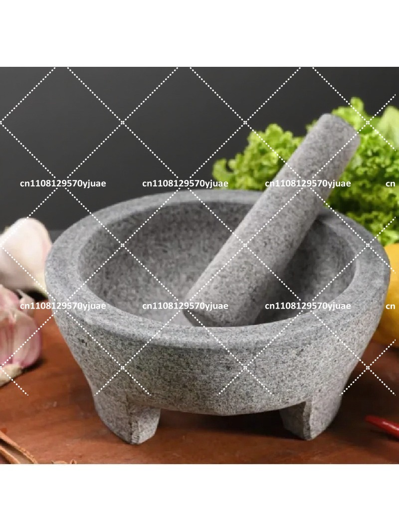 Mortar Pestle Granite - Morteiro e Pilão de Granito Natural