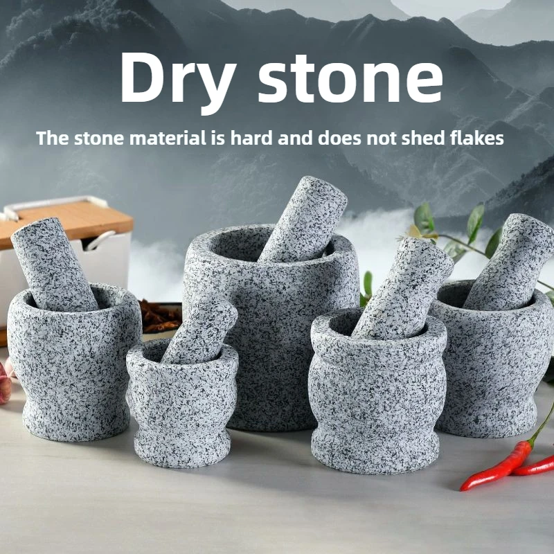 Mortar Pestle Granite - Pilão e Morteiro de Granito para