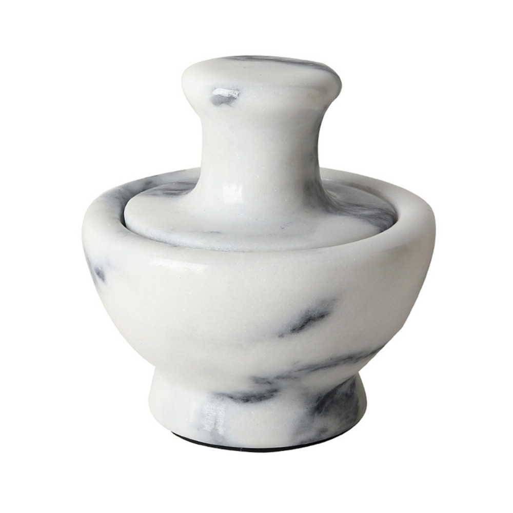 Mortar Pestle Granite - Prensa de alho manual, argamassa de