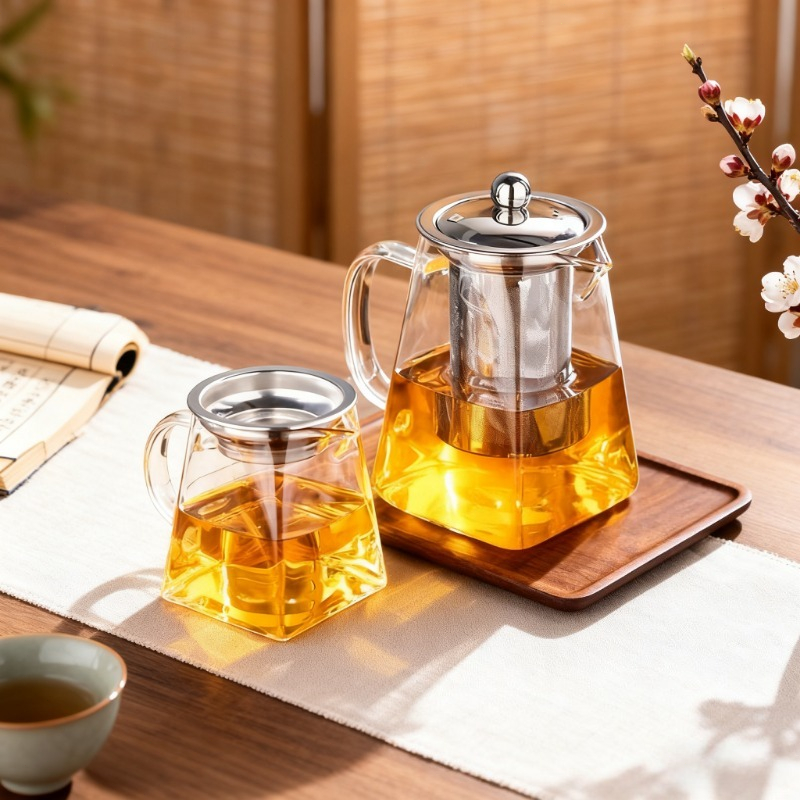Home Cooking Appliances - Bule de vidro com infusor, conjunto