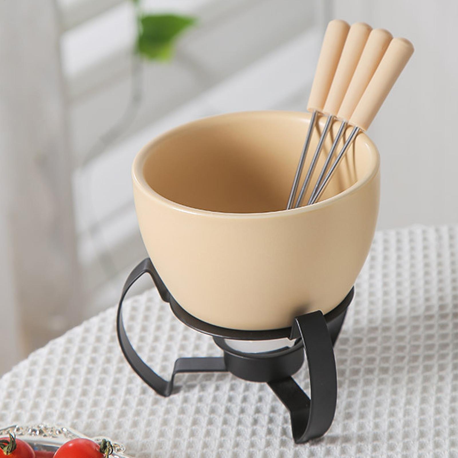 Fondue Pot Ceramic - Conjunto de mini canecas de fondue