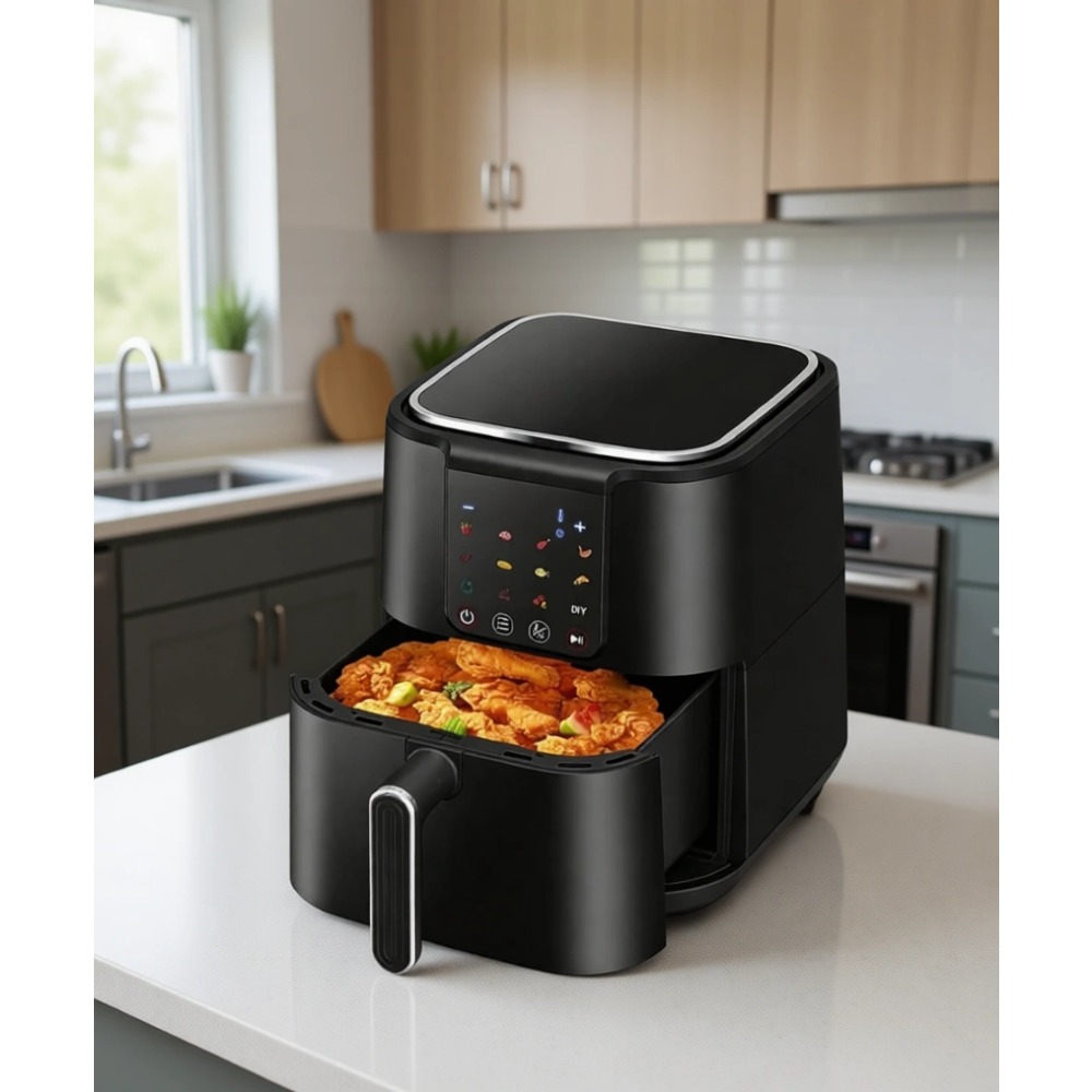Home Cooking Meal - Forno Airfryer Grande de 6Qt Sem
