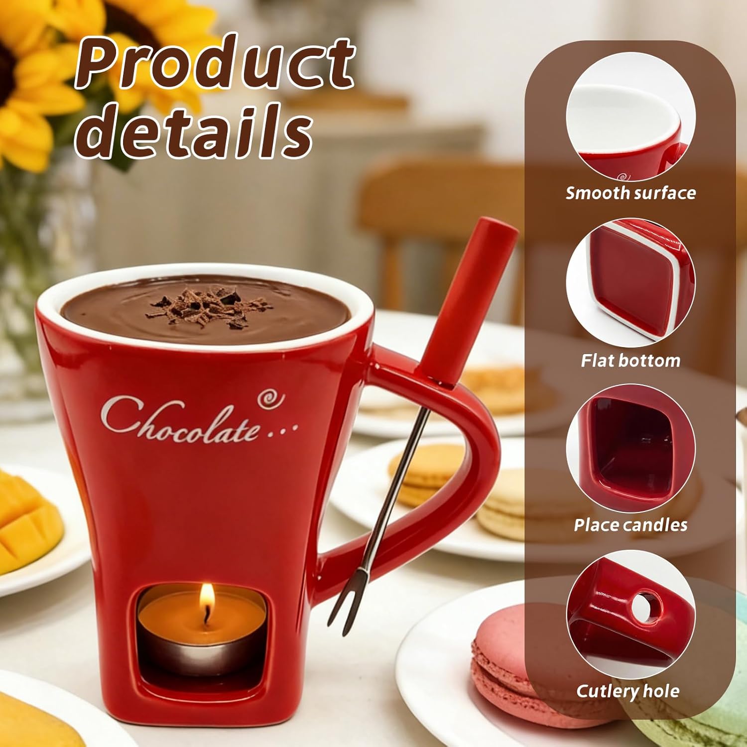 Caneca de Cerâmica para Fondue - Fondue Pot Ceramic avaliação e preço