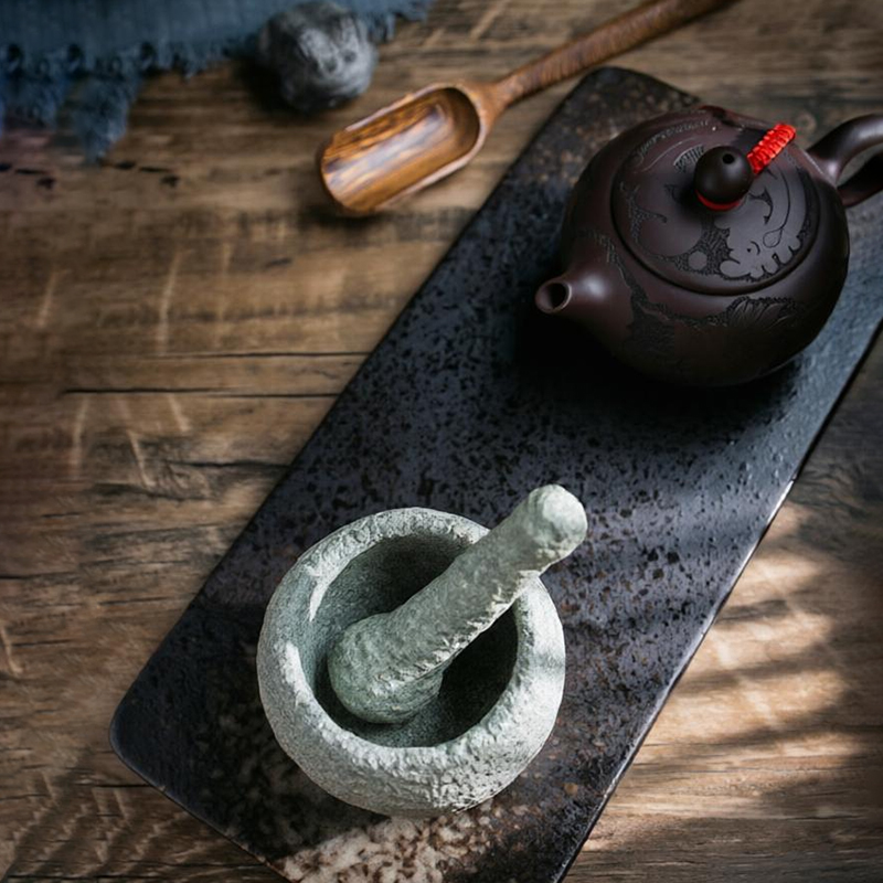 Conjunto de Pilão e Morteiro d - Mortar Pestle Granite avaliação e preço