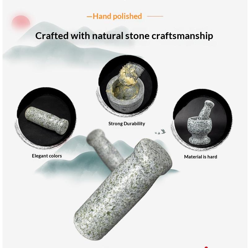 Pilão e Morteiro de Granito Na - Mortar Pestle Granite avaliação e preço