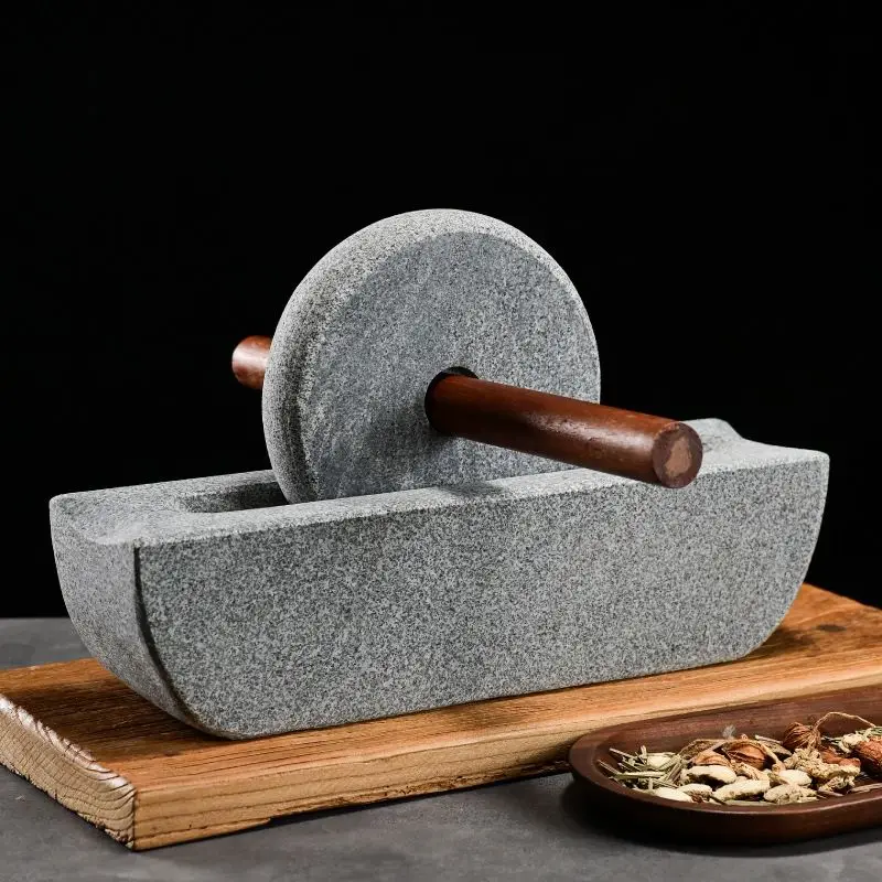 Moinho de Pedra para Chá, Pilã - Mortar Pestle Granite avaliação e preço