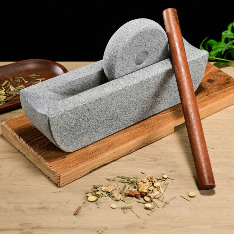 Moinho de Pedra para Chá, Pilã - Mortar Pestle Granite avaliação e preço
