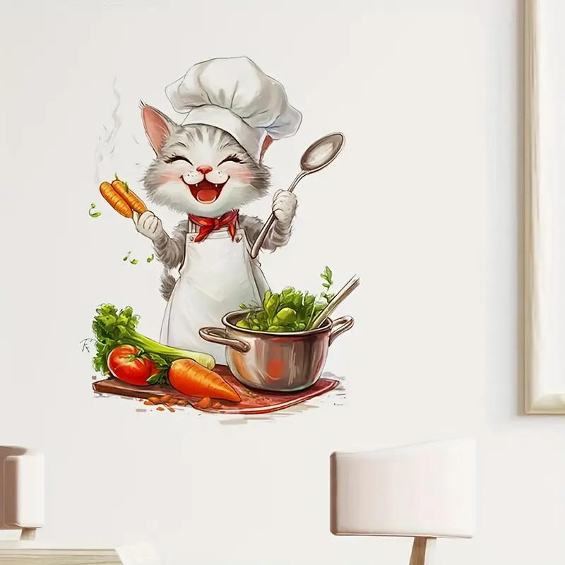 Adesivos de cozinha de gato de - Home Cooking For Cats avaliação e preço