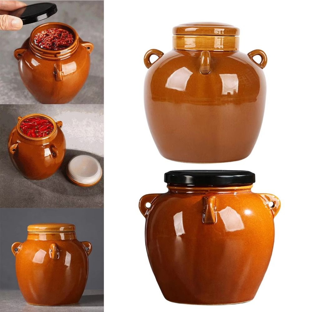 Pote de Cerâmica de Grande Cap - Fermentation Crock avaliação e preço