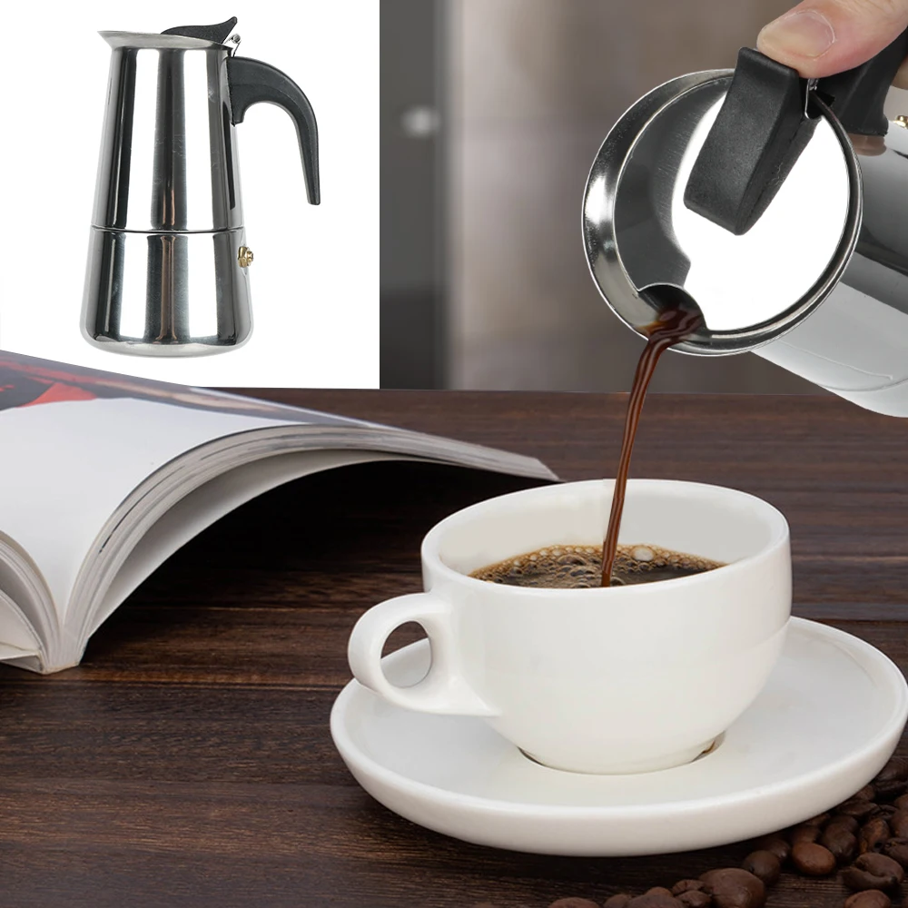 Cafeteira moka de aço inoxidáv - Home Cooking Appliances avaliação e preço