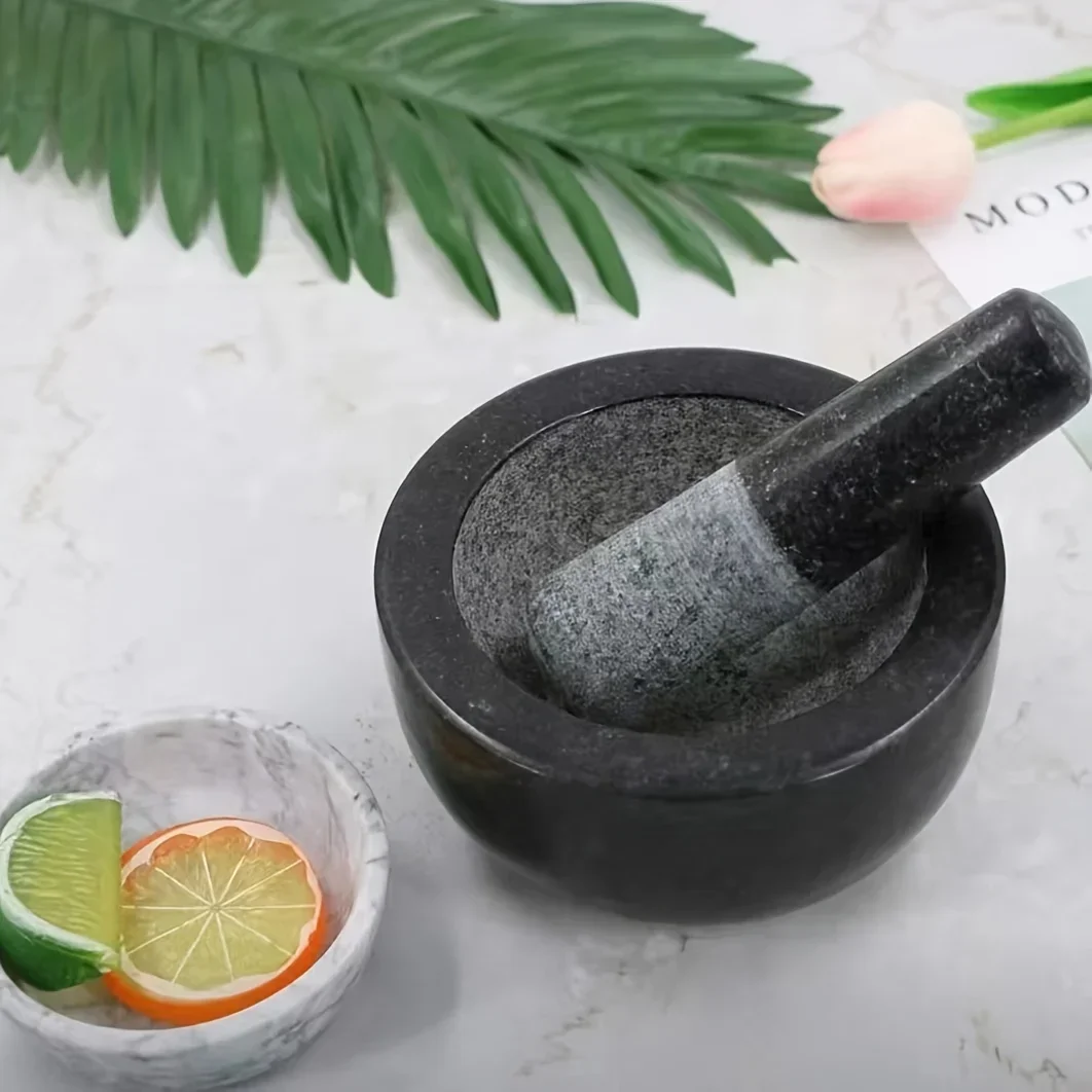 Pilão e Morteiro de Granito Po - Mortar Pestle Granite avaliação e preço