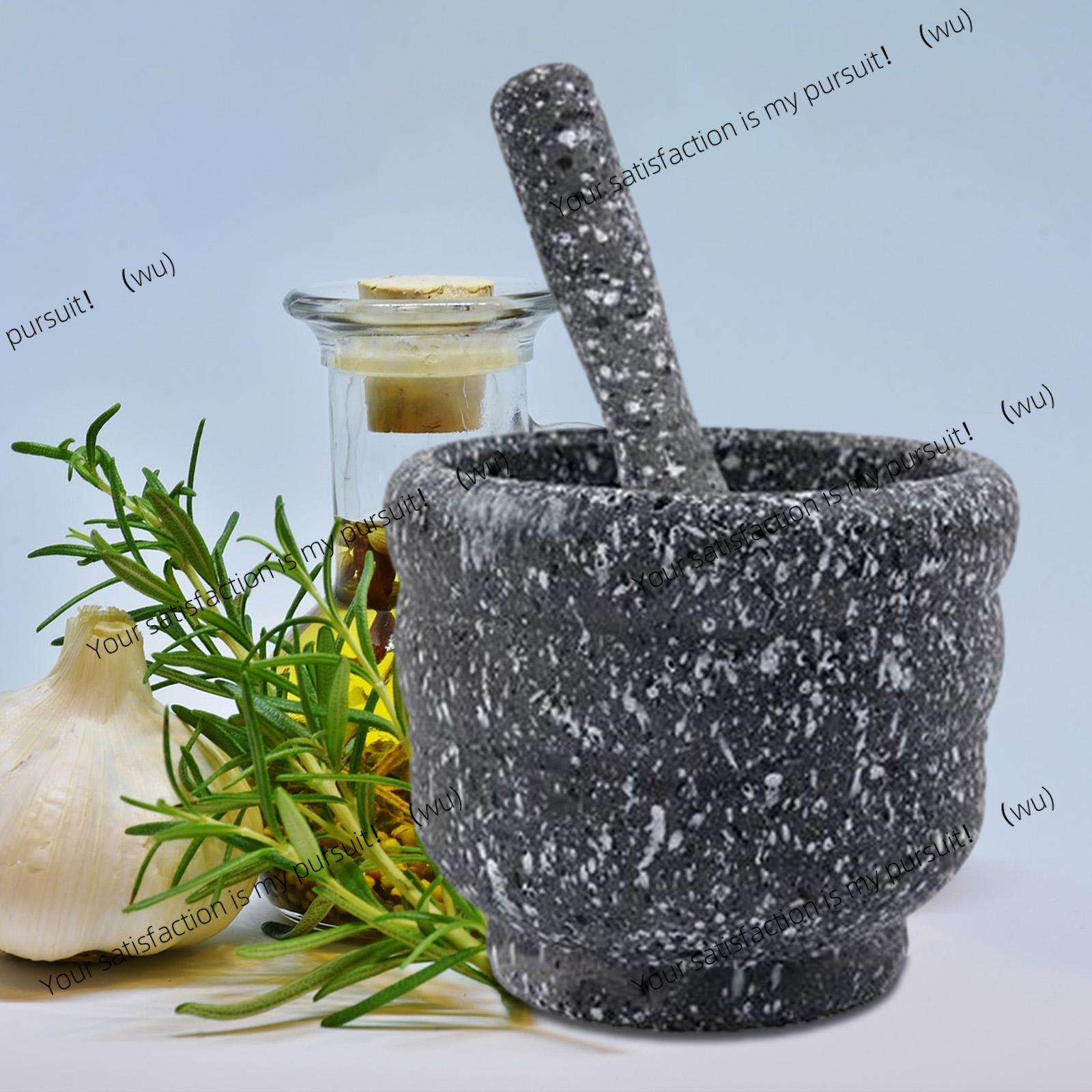 Morteiro e Pilão Reutilizáveis - Mortar Pestle Granite avaliação e preço