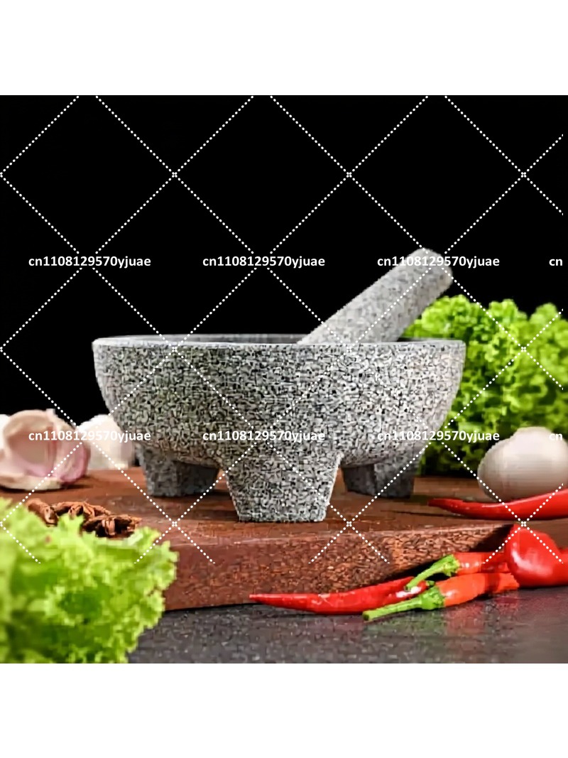 Morteiro e Pilão de Granito Na - Mortar Pestle Granite avaliação e preço