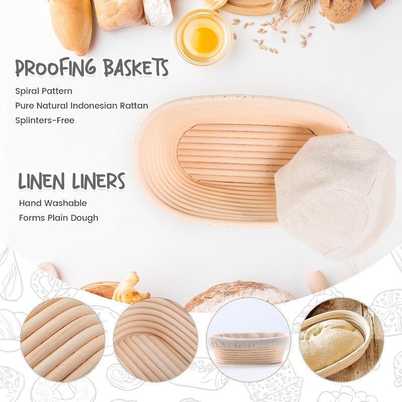 Cesto de Fermentação de Pão em - Fermentation Crock avaliação e preço