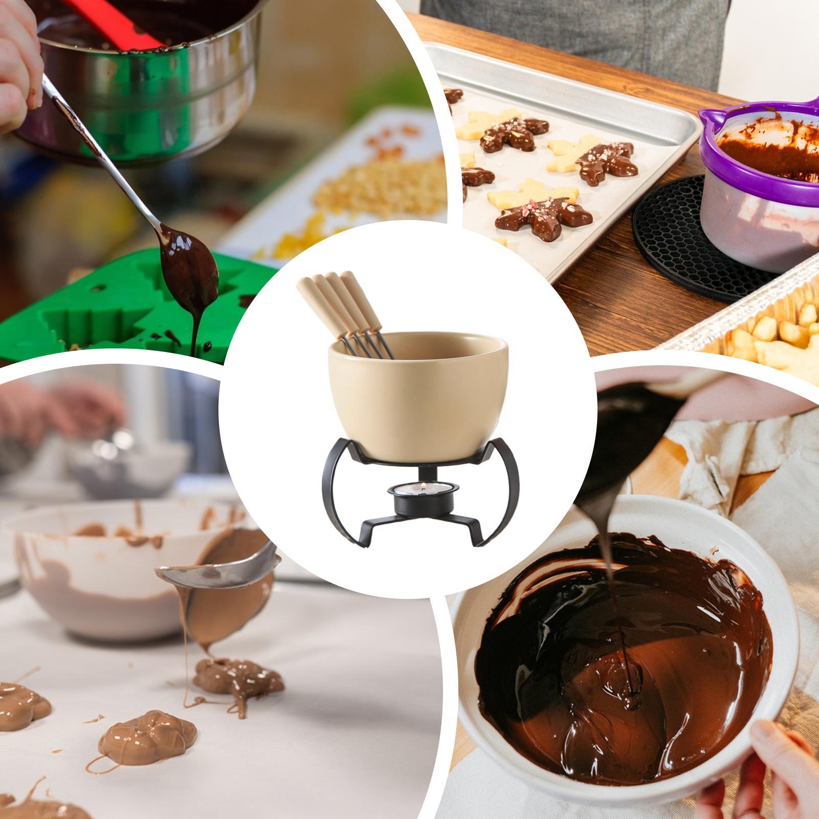Conjunto de mini canecas de fo - Fondue Pot Ceramic avaliação e preço