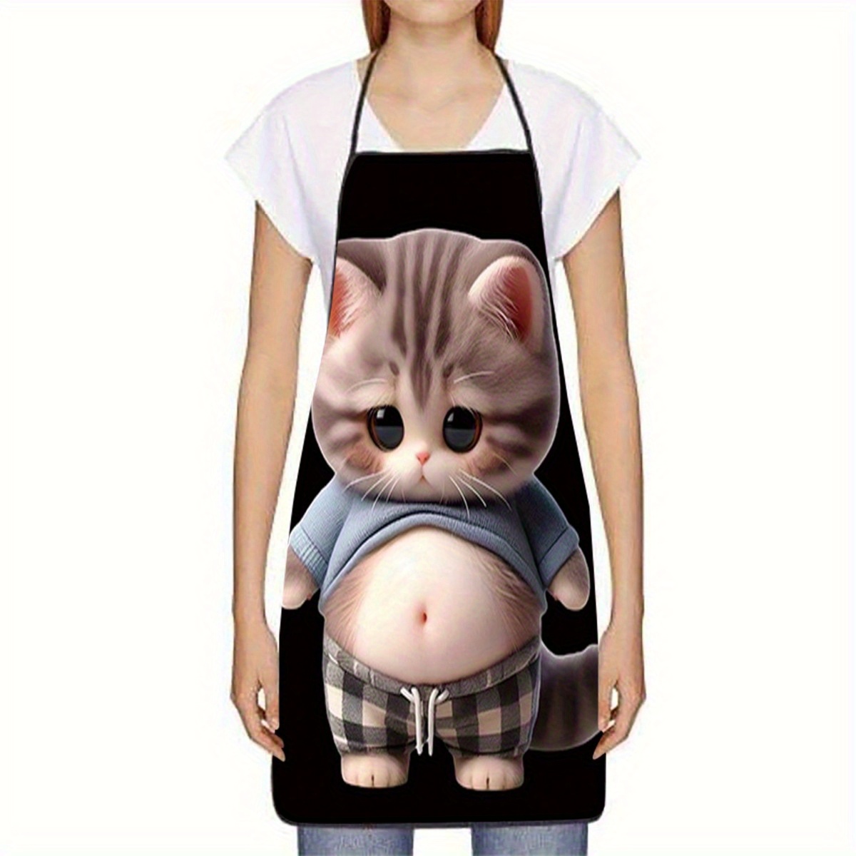 Avental com Estampa de Gato em - Home Cooking For Cats avaliação e preço