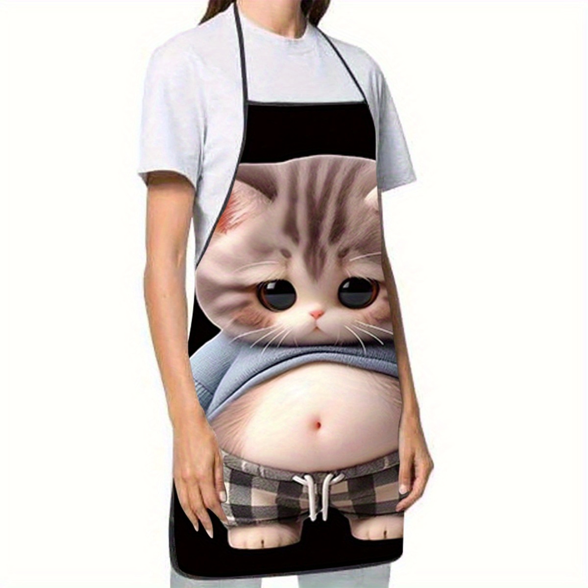 Avental com Estampa de Gato em - Home Cooking For Cats avaliação e preço