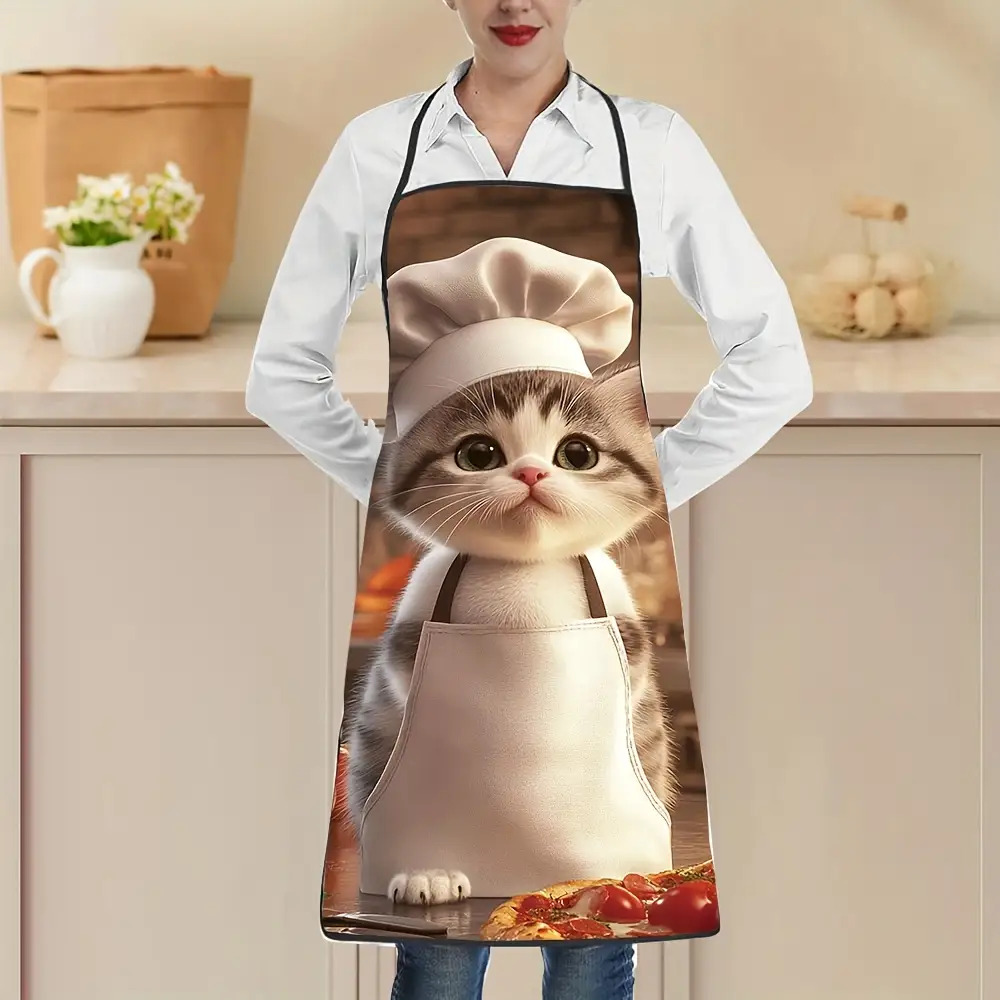 Avental de Cozinha Unissex 1pc - Home Cooking For Cats avaliação e preço