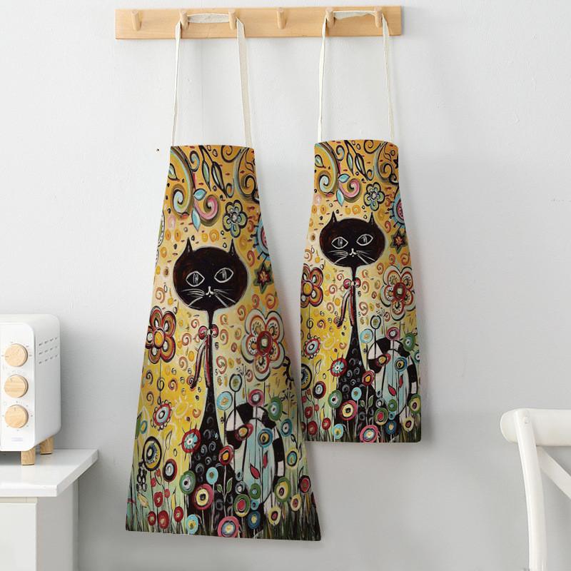 Flor cozinha avental bonito ga - Home Cooking For Cats avaliação e preço
