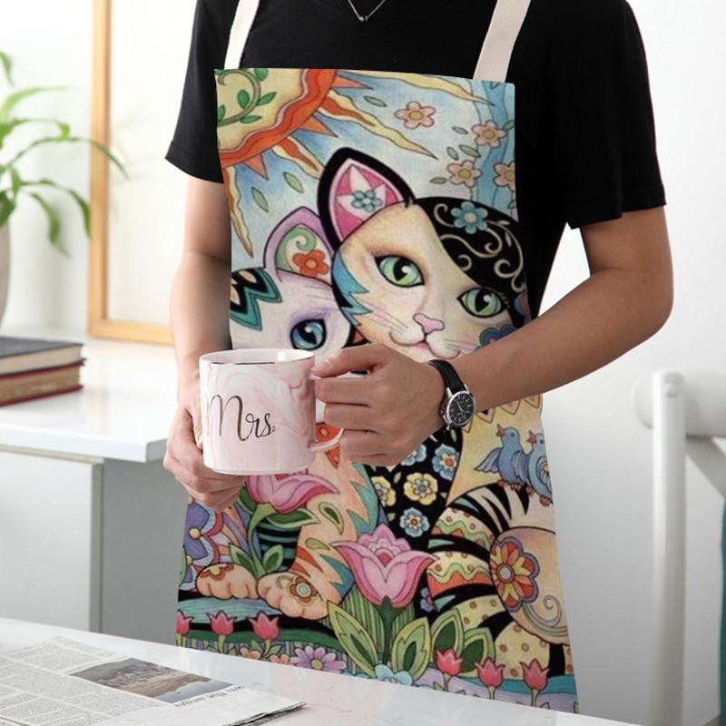 Flor cozinha avental bonito ga - Home Cooking For Cats avaliação e preço