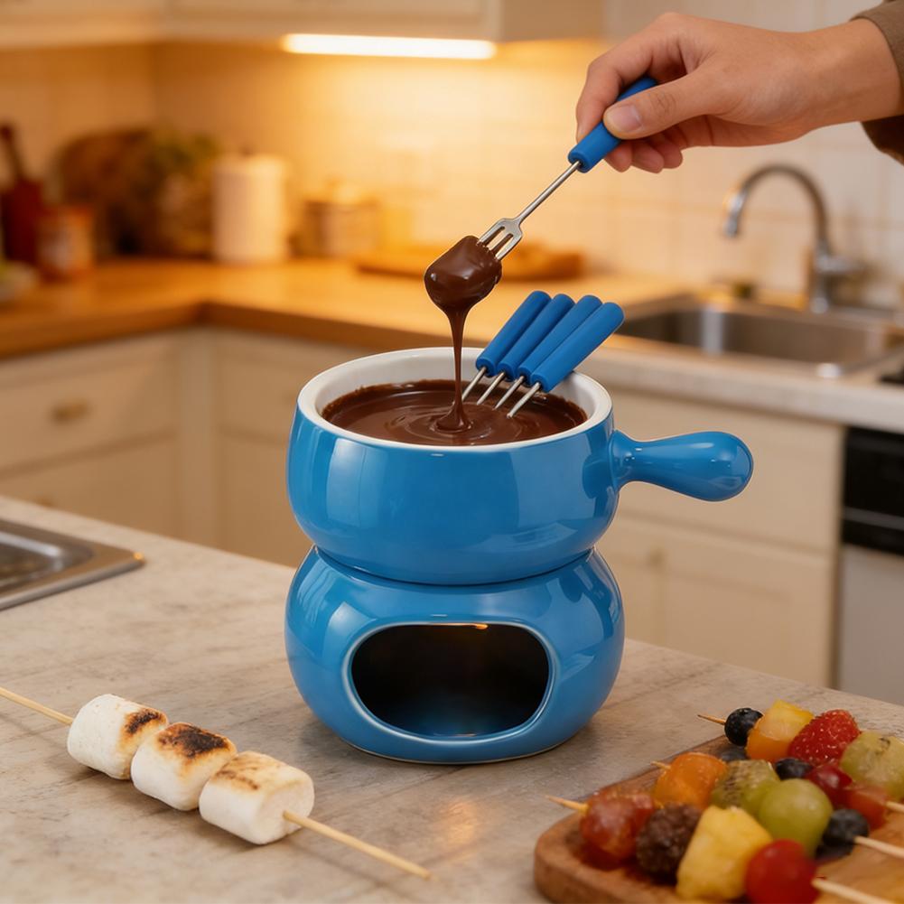 Copo de fondue de chocolate em - Fondue Pot Ceramic avaliação e preço