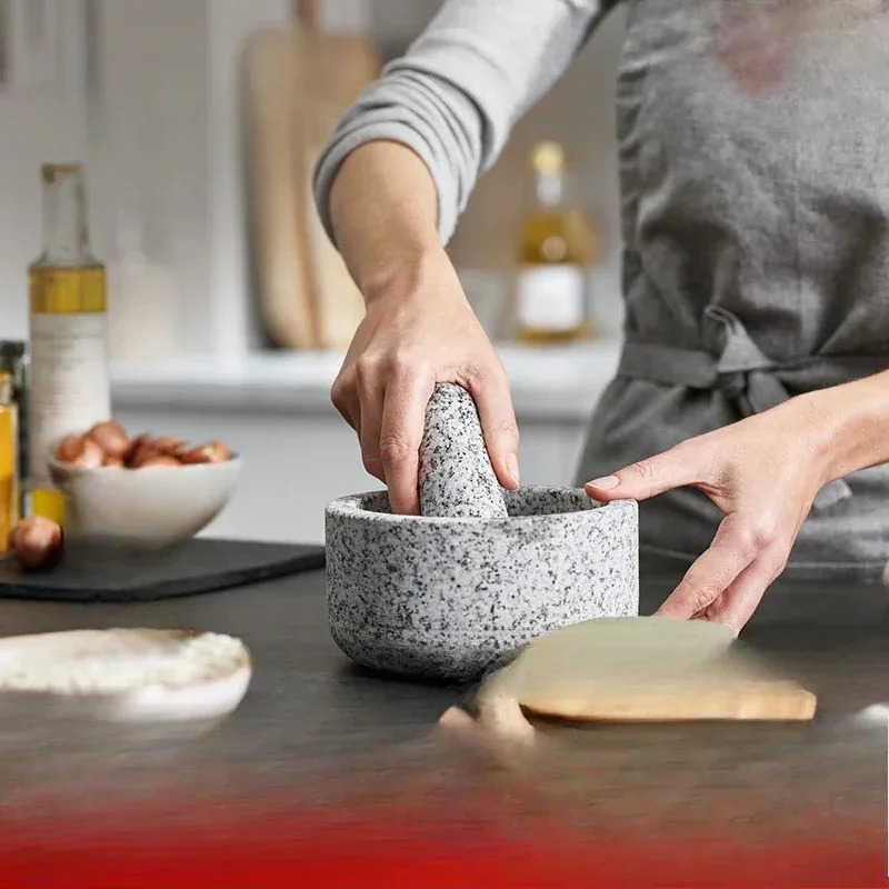 Espremedor de alho com tampa d - Mortar Pestle Granite avaliação e preço