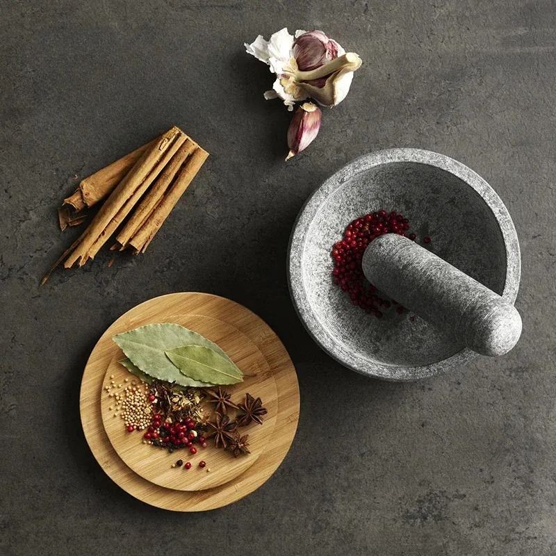 Espremedor de alho com tampa d - Mortar Pestle Granite avaliação e preço