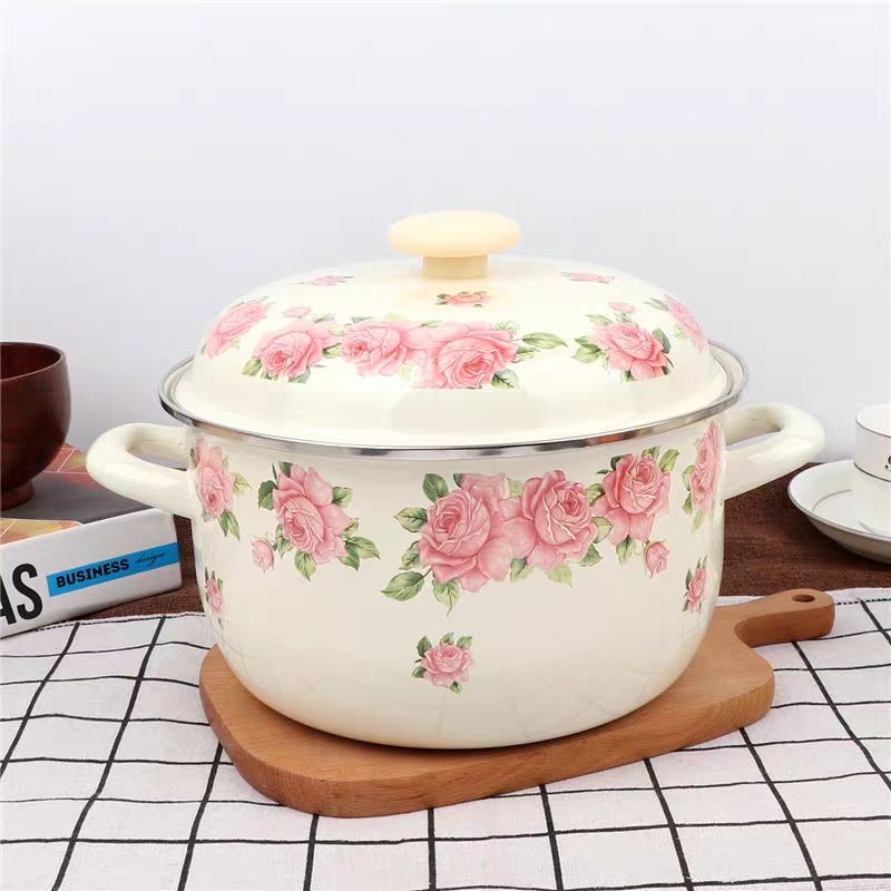 Panela esmaltada de orelhas du - Fondue Pot Ceramic avaliação e preço