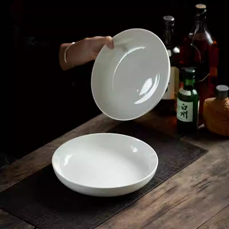 Prato Fundo de Porcelana Branc - Home Cooking Meal avaliação e preço