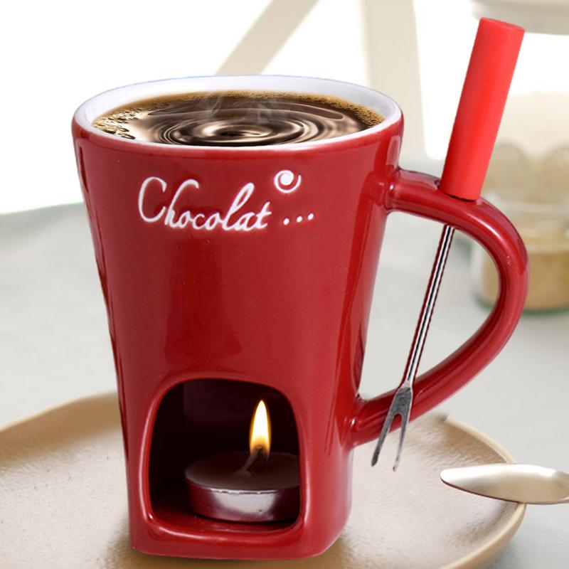 Caneca de chocolate pote quent - Fondue Pot Ceramic avaliação e preço
