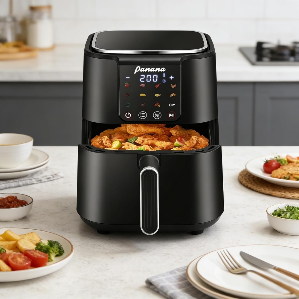 Forno Airfryer Grande de 6Qt S - Home Cooking Meal avaliação e preço