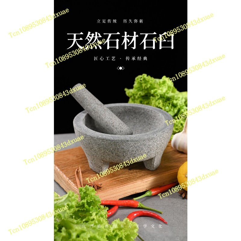 Morteiro e Pilão de Granito Na - Mortar Pestle Granite avaliação e preço