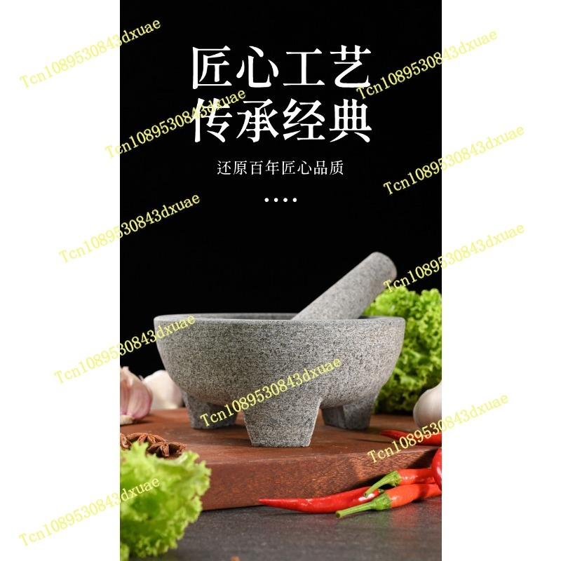 Morteiro e Pilão de Granito Na - Mortar Pestle Granite avaliação e preço