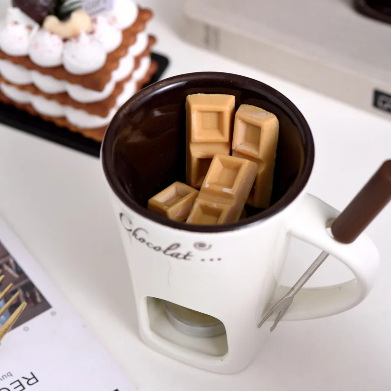 Caneca de fondue queijo mantei - Fondue Pot Ceramic avaliação e preço